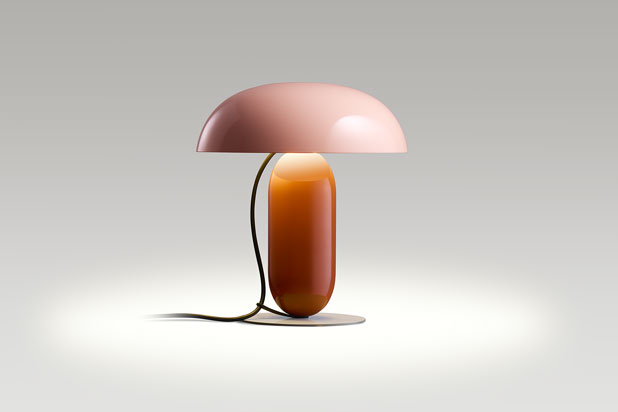 Lámpara de mesa GAMBOSA diseñada por Mathias Hahn para Marset. Foto cortesía de Marset. Lámpara de mesa GAMBOSA diseñada por Mathias Hahn para Marset. Foto cortesía de Marset.